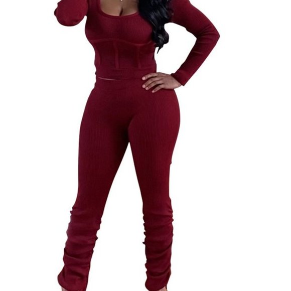 Burgundy Set - Picture 1 of 3